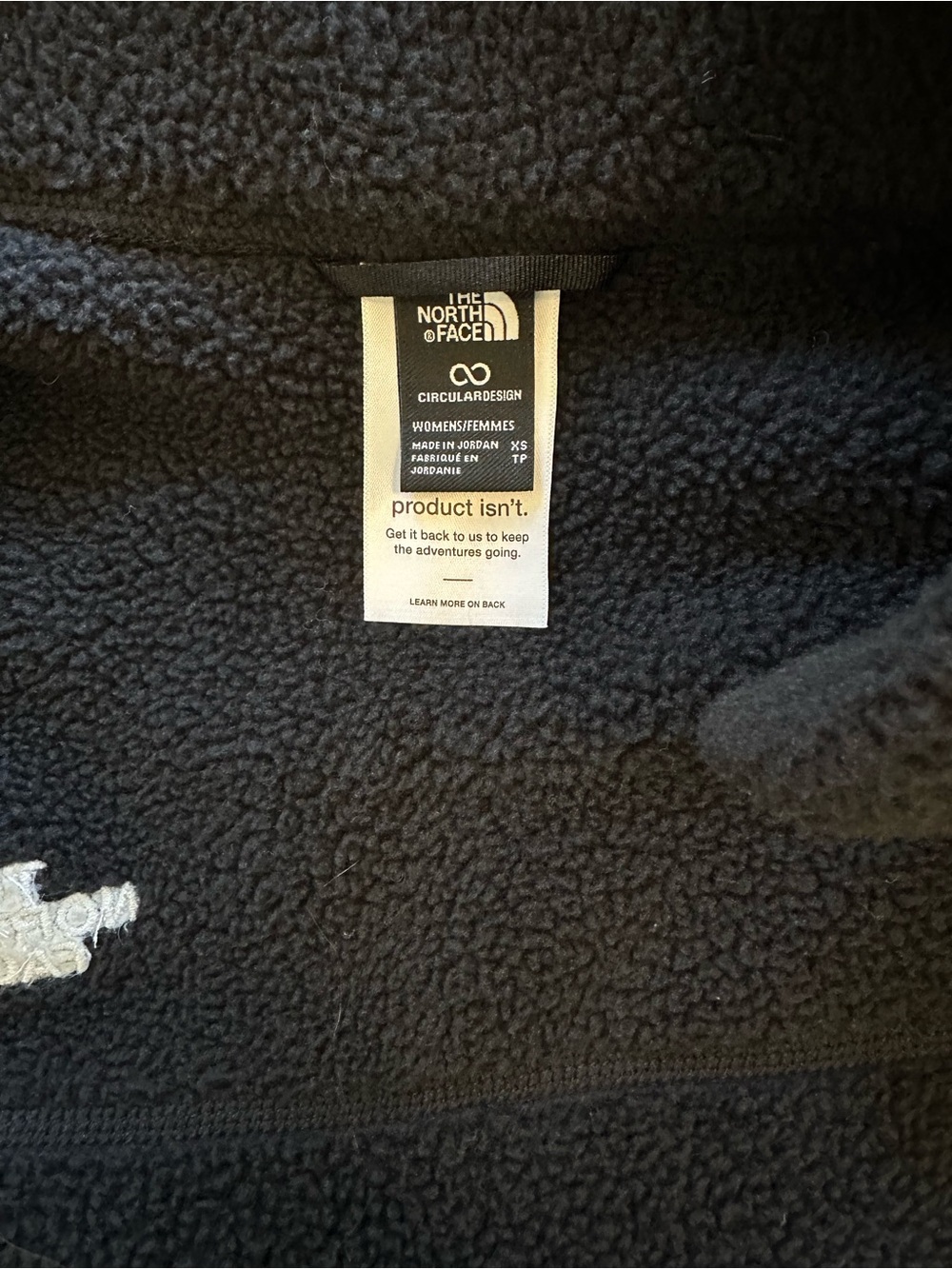 Like New North Face Teddy Vest size XS - Picture 4 of 4